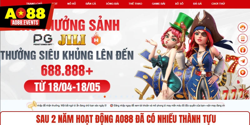Sau 2 năm hoạt động, AO88 đã có nhiều thành tựu