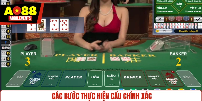 Các bước thực hiện cầu chính xác