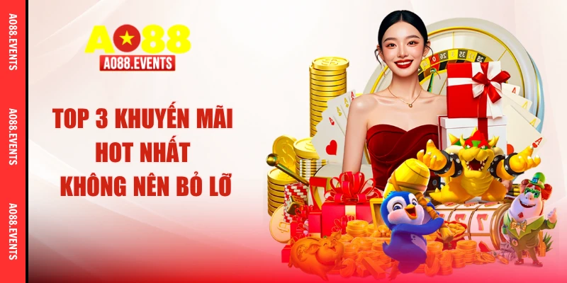 Top 3 khuyến mãi hot nhất không nên bỏ lỡ